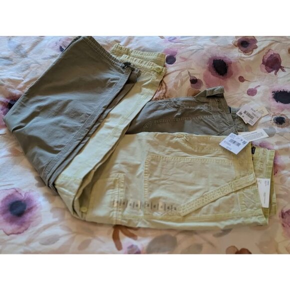 BNWT American Eagle Snappy Stretch Convertible Baggy Cargo Jogger, OLIVE Size 10 - Picture 8 of 8